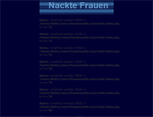 Tablet Screenshot of nacktealtefrauen.com